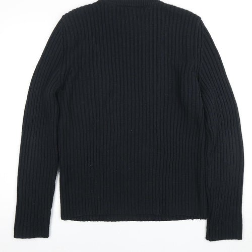 New Look Men's Black Crew Neck Pullover Jumper L