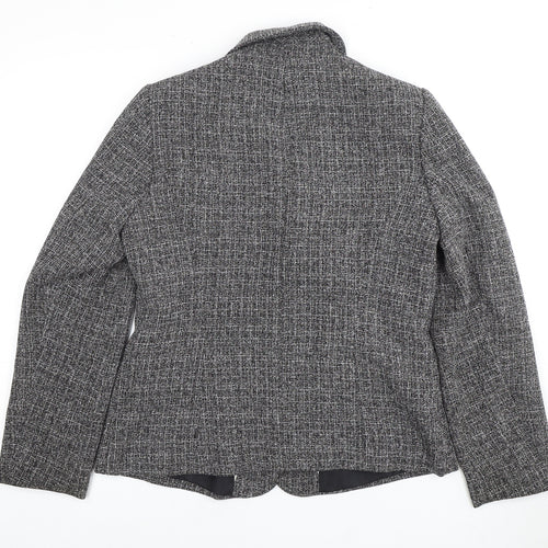 BHS Grey Blazer for Women, Size 12, Three-Button