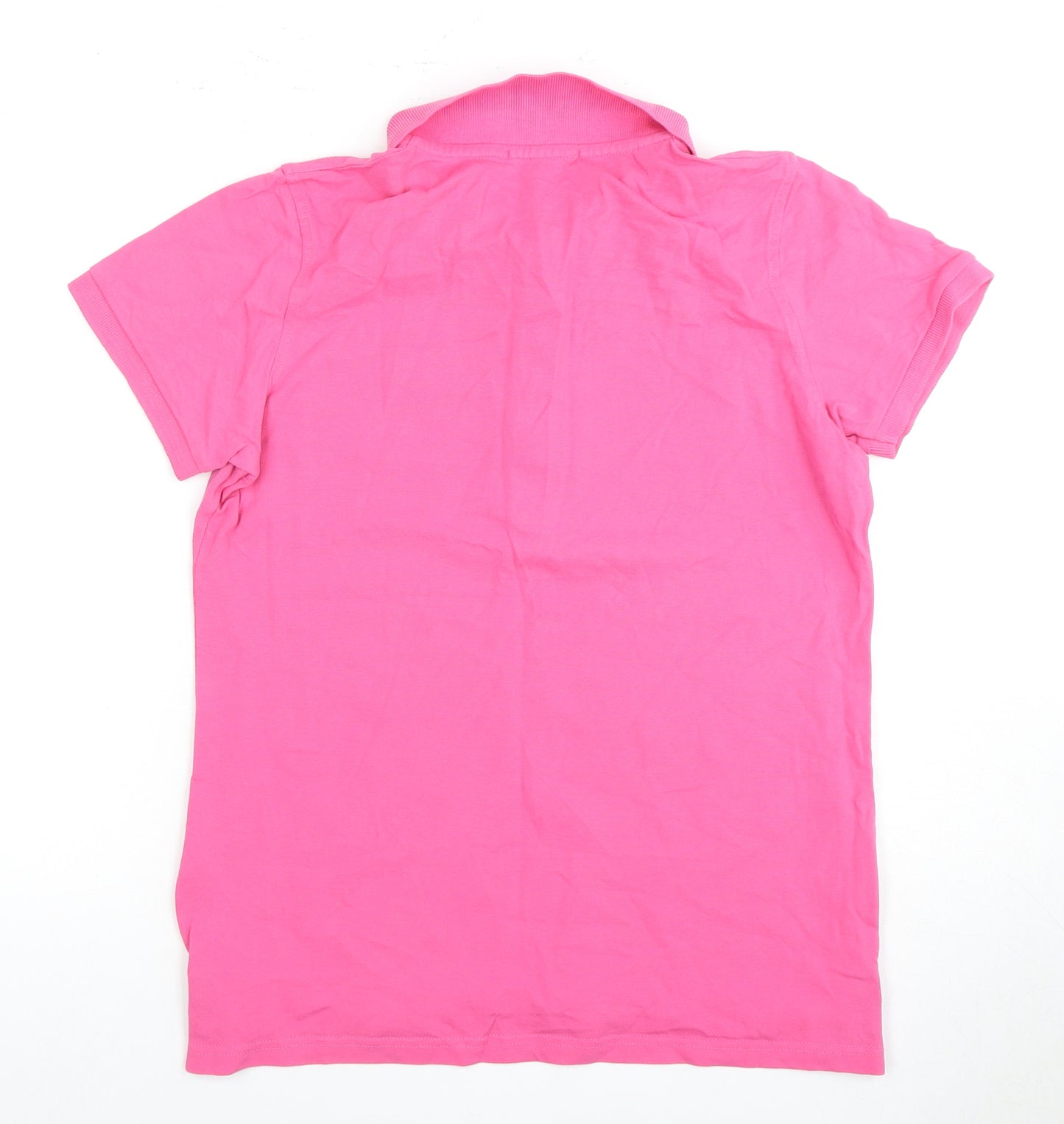 Hurlingham Polo Women's Pink Polo Shirt L