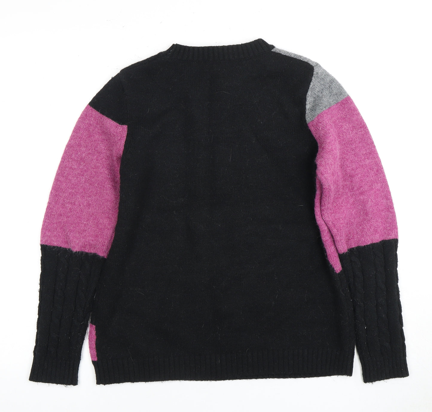 Anna Rose Women's Multicolour Geometric Pullover Jumper M