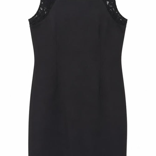 Koton Women's Black Sheath Dress, Size L, Elegant Business