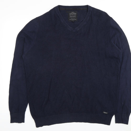 Threadbare Men's Blue Knit Pullover XL