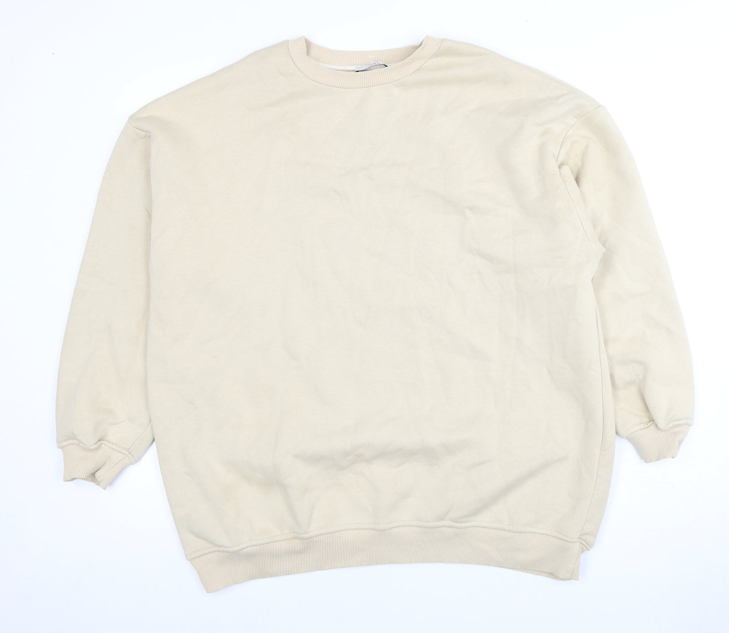 Lumiaka Women's Beige Pullover Sweatshirt Size L