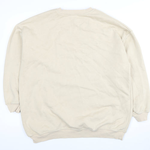 Lumiaka Women's Beige Pullover Sweatshirt Size L