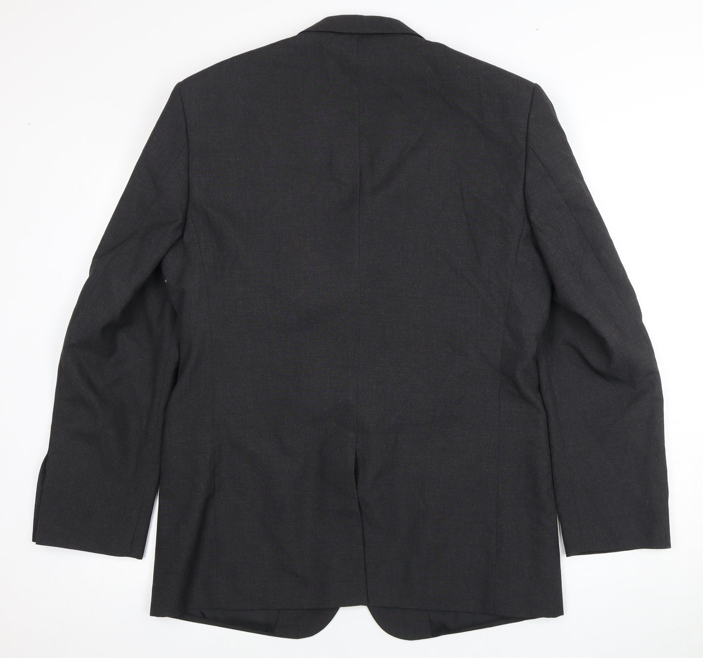 BHS Men's Grey Blazer, 40R, Single-Breasted