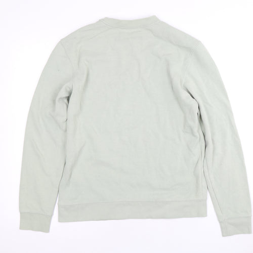 H&M Men's Green Crew Neck Pullover, Size S