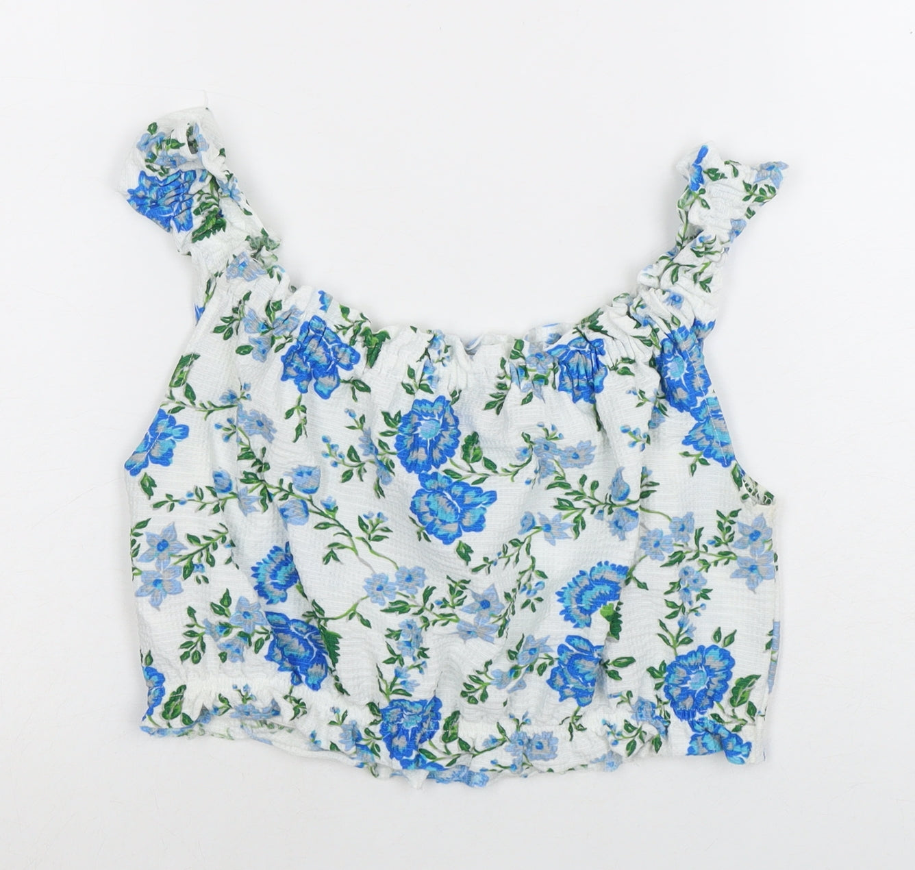 Topshop Women's Floral Camisole Blouse, Multicoloured, Size 10