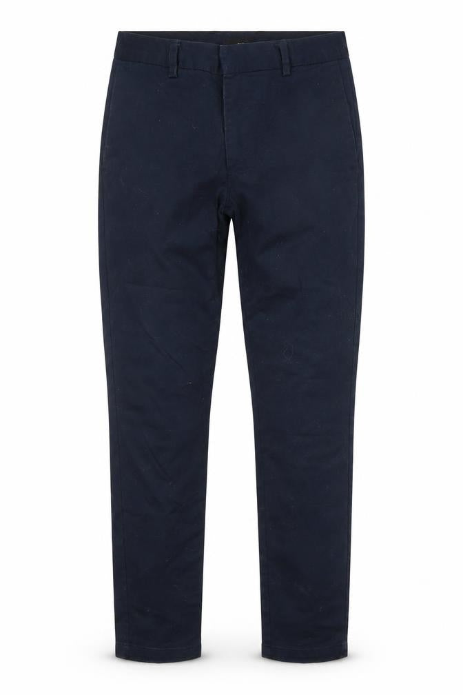 Front view of River Island Women's Blue Chino Trousers, size 28/30