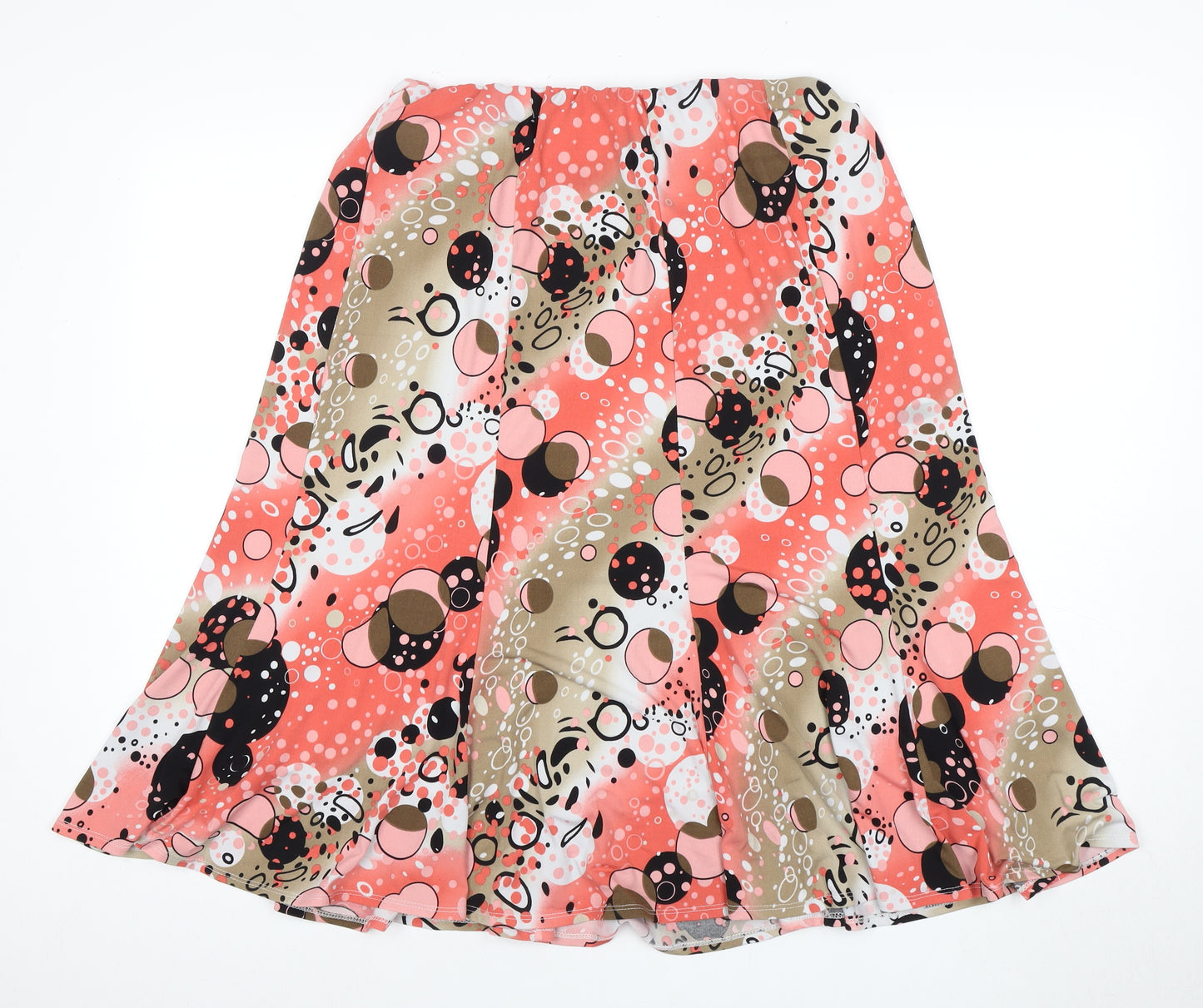 SOOLOS Women's A-Line Multicoloured Midi Skirt Size 16