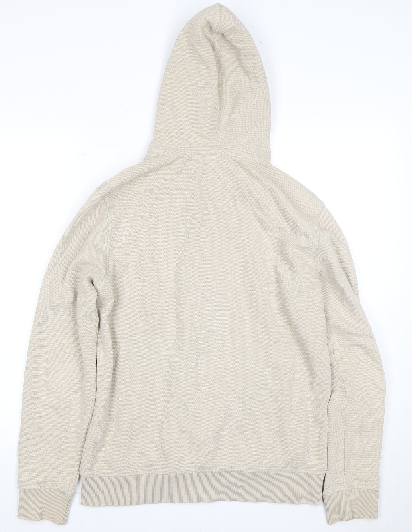 Reserved Men's Beige Full Zip Hoodie L