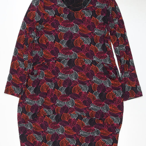 Capri Women's Multicoloured Floral Dress Size 14