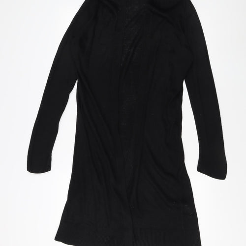 Warehouse Women's Black Open Front Cardigan Size 12