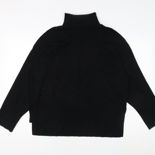 Vila Women's Black Long Sleeve High Neck Jumper