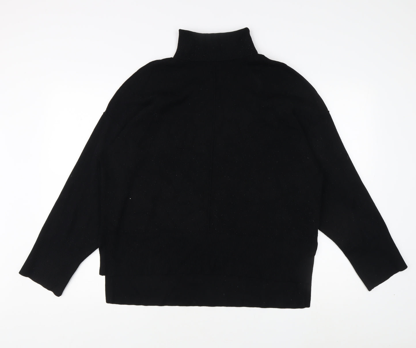 Vila Women's Black Long Sleeve High Neck Jumper