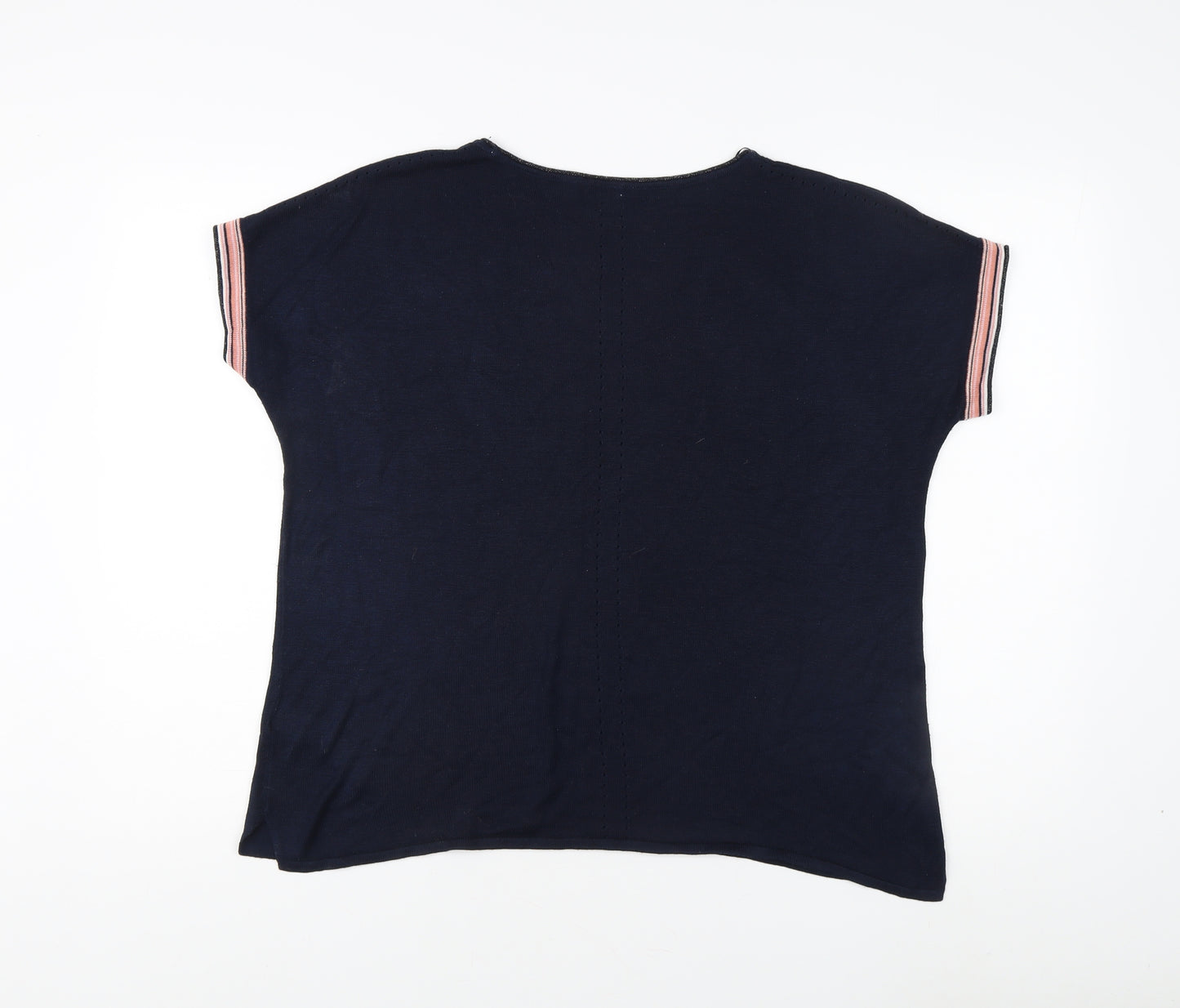 Next Women's Blue T-Shirt - Size 14, Casual Comfort