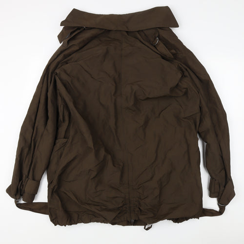 H&M Women Brown Anorak Jacket Size S