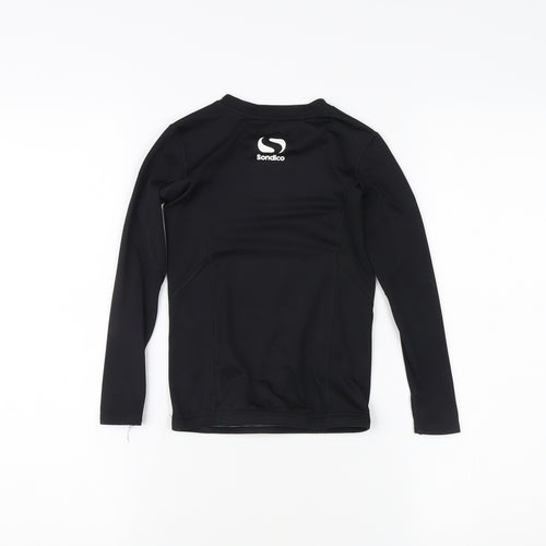Sondico Boys Black Long Sleeve Sports Jersey Top 6 Years
