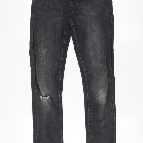 Jack & Jones Men's Black Skinny Jeans - Size 28