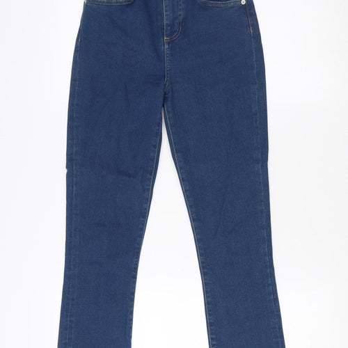 Karen Millen Women's Blue Straight Slim Jeans Size 6