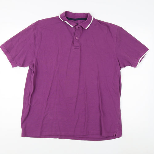 James Pringle Men's Purple XL Polo Shirt