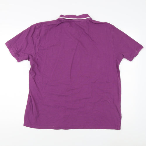 James Pringle Men's Purple XL Polo Shirt
