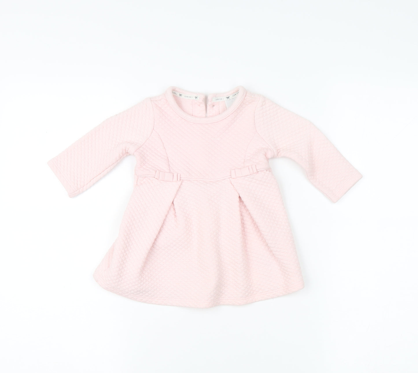Jasper Conran Junior Girls Pink Dress, 6-9 Months, Long Sleeve