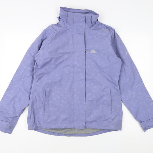 Trespass Women's Purple Waterproof Jacket M