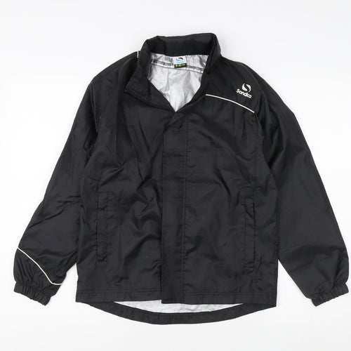Sondico Boys Black Windbreaker Jacket 9-10 Years