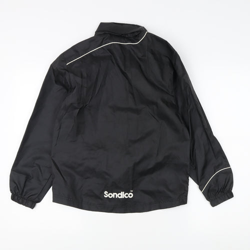 Sondico Boys Black Windbreaker Jacket 9-10 Years