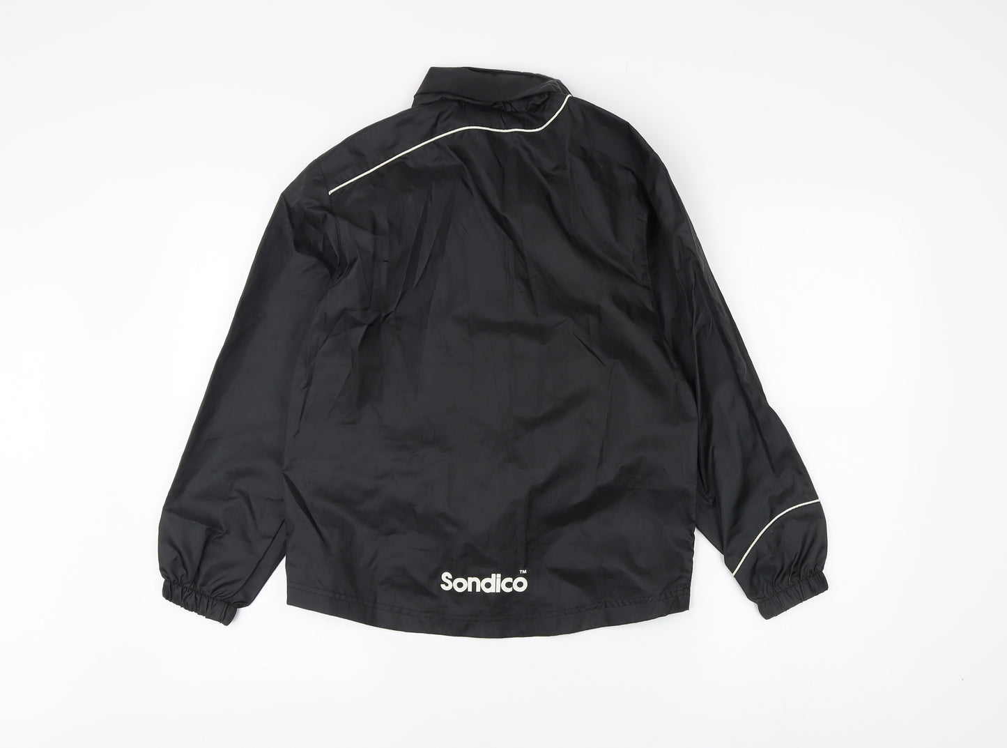 Sondico Boys Black Windbreaker Jacket 9-10 Years