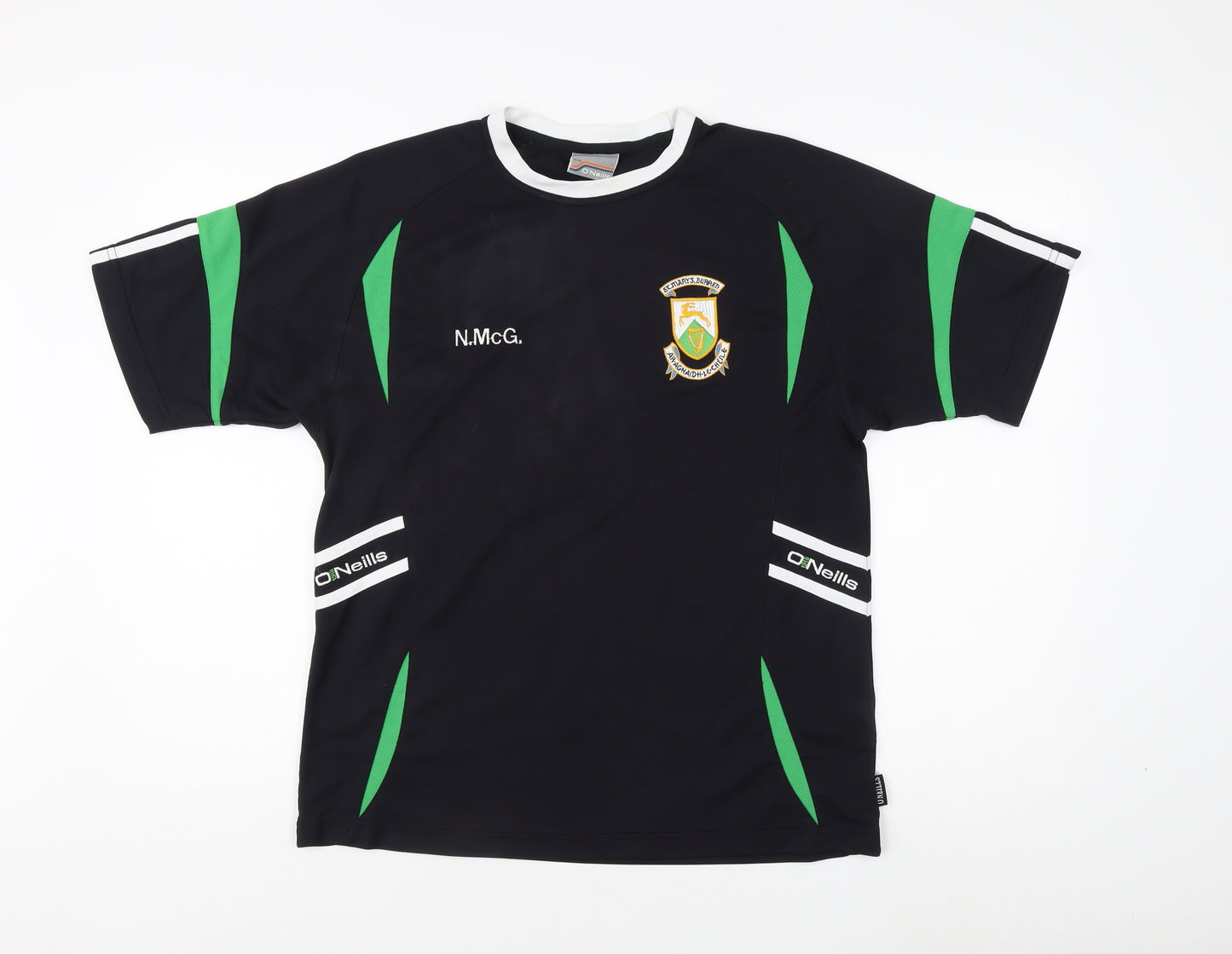 O'Neills Men's Black S Jersey Activewear Logo