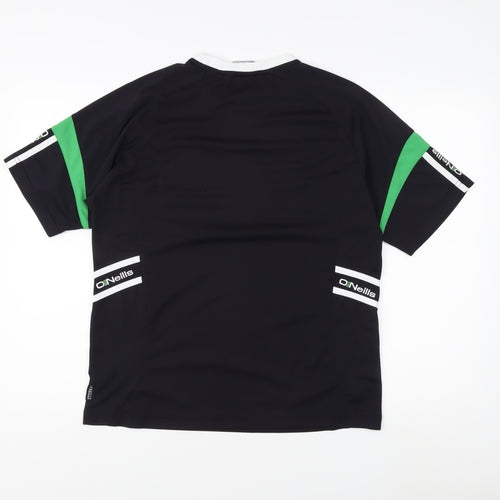O'Neills Men's Black S Jersey Activewear Logo