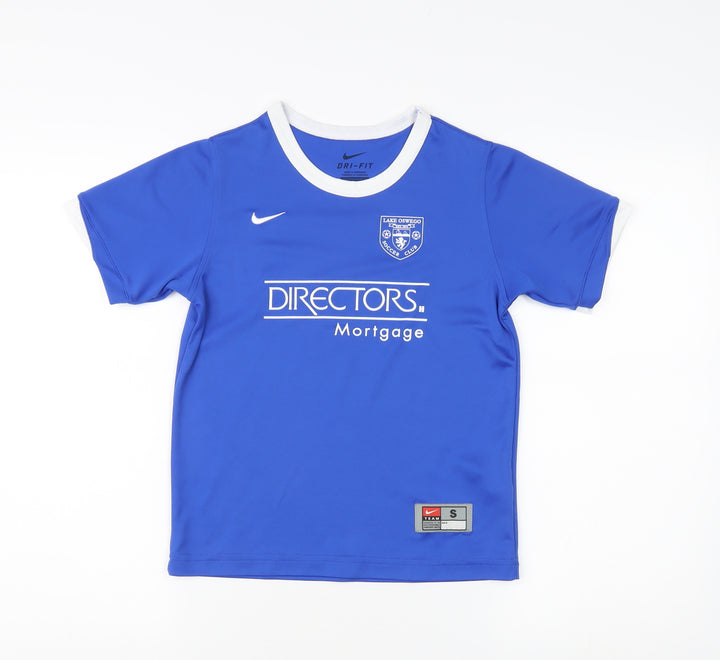 Nike Boys Blue Football Jersey T-Shirt S