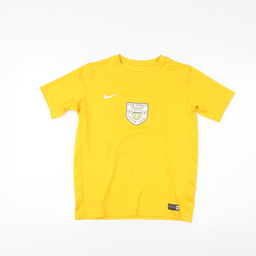 Nike Men's Yellow Jersey T-Shirt M - Moisture Wicking