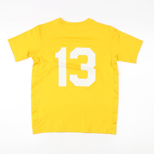 Nike Men's Yellow Jersey T-Shirt M - Moisture Wicking