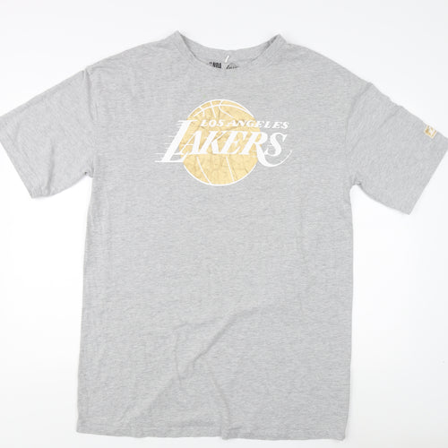 NBA Los Angeles Lakers Grey T-Shirt, Unisex, S