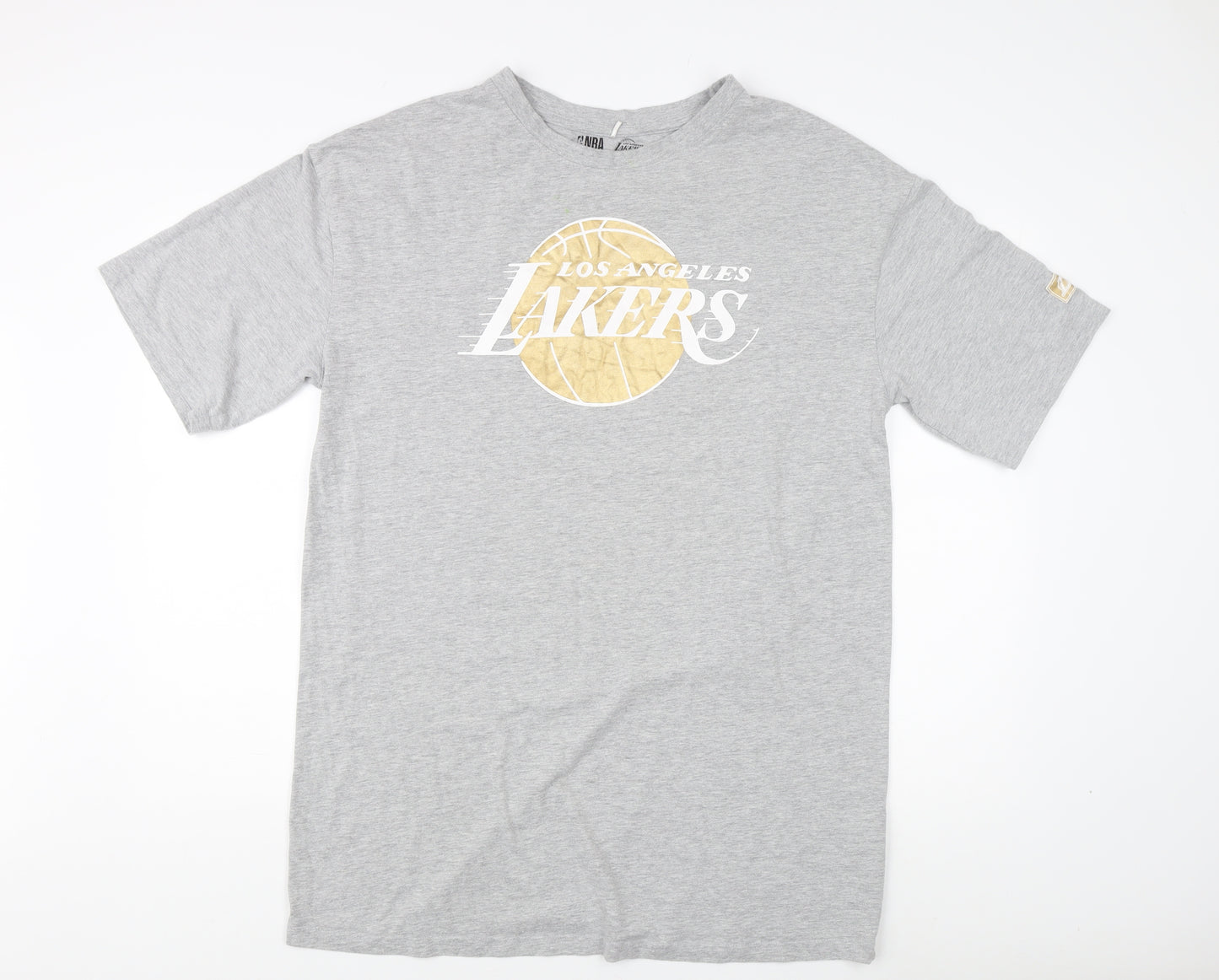 NBA Los Angeles Lakers Grey T-Shirt, Unisex, S