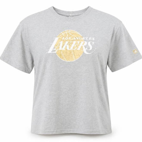 NBA Los Angeles Lakers Grey T-Shirt, Unisex, S