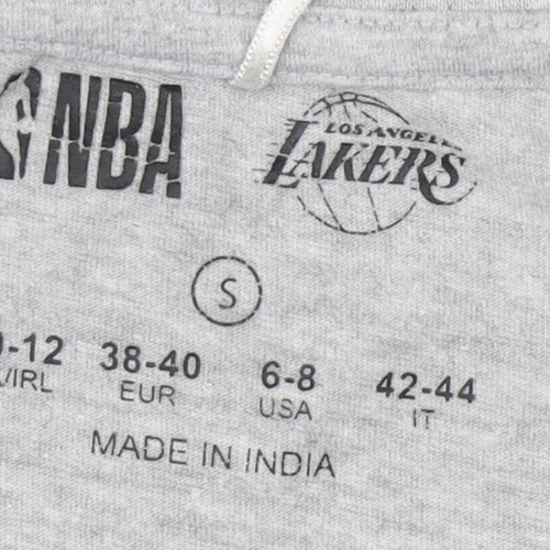 NBA Los Angeles Lakers Grey T-Shirt, Unisex, S