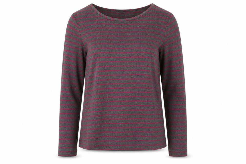 Laura Ashley Women's Multicoloured Striped T-Shirt UK 10
