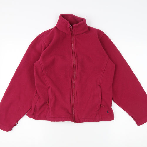 Joules Women's Red Fleece Jacket Size 6