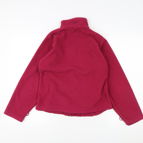 Joules Women's Red Fleece Jacket Size 6