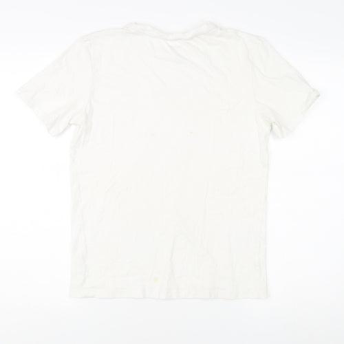 Calvin Klein Kids Unisex White T-Shirt, Size 14-15 Years