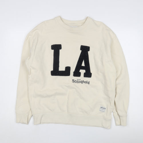 The Stronghold Ivory Unisex Medium Pullover Sweatshirt
