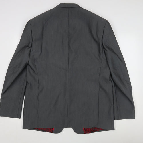 Boggi Men's Grey Blazer Jacket, Size 44 Regular, Business Wear