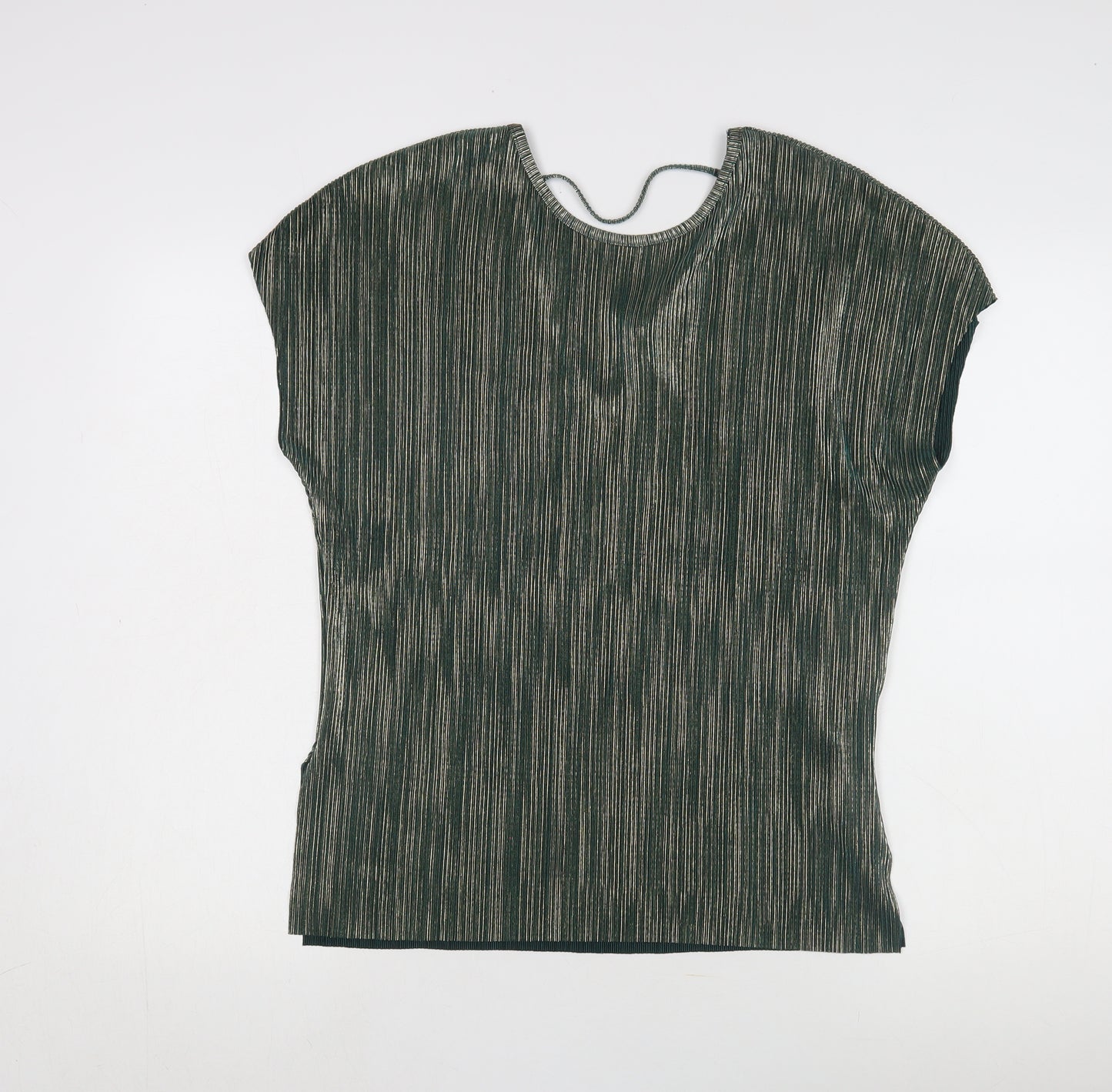 Apricot Womens Green V-Neck Top Sz 10