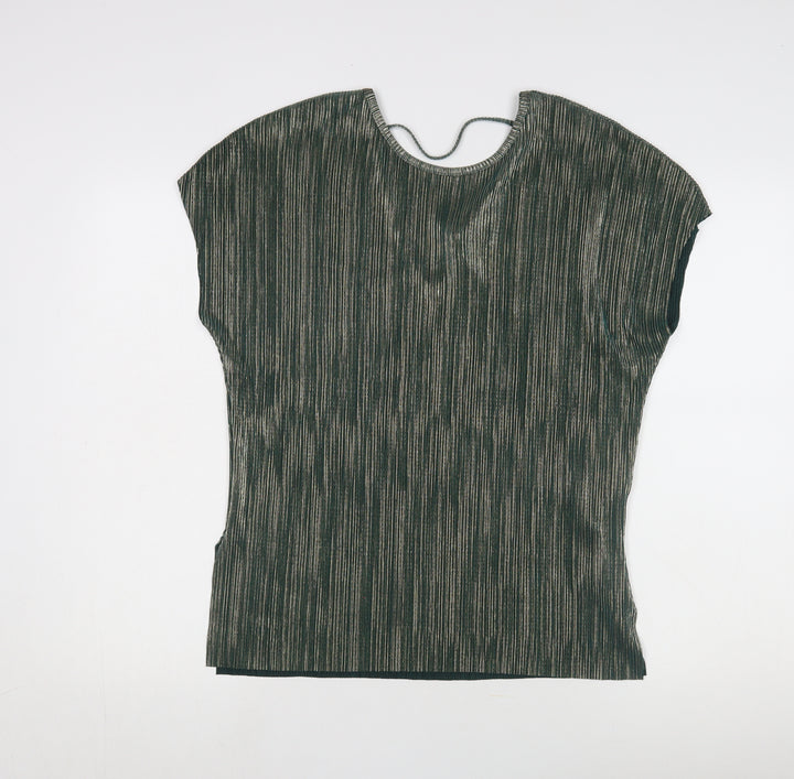 Apricot Womens Green V-Neck Top Sz 10