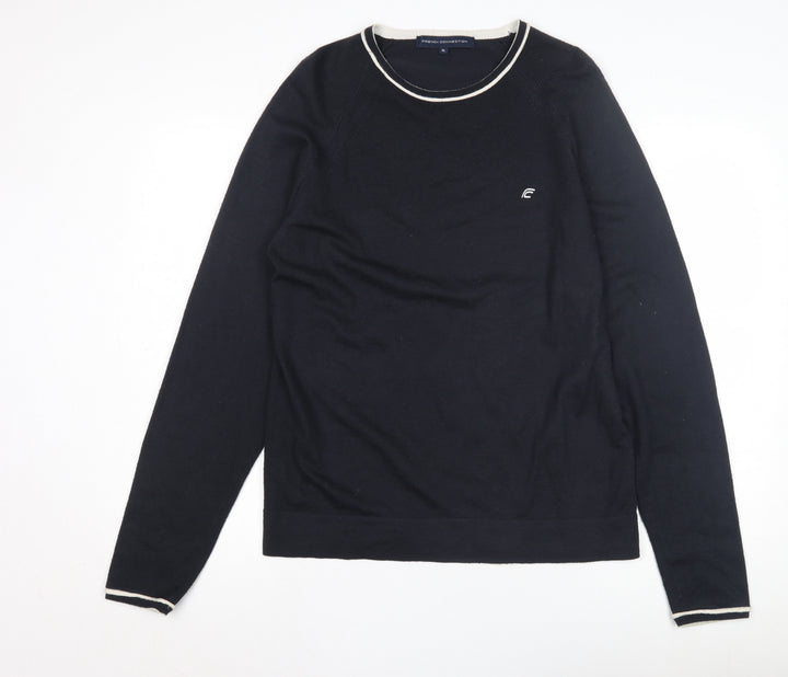 French Connection Men's Black XL Pullover Jumper