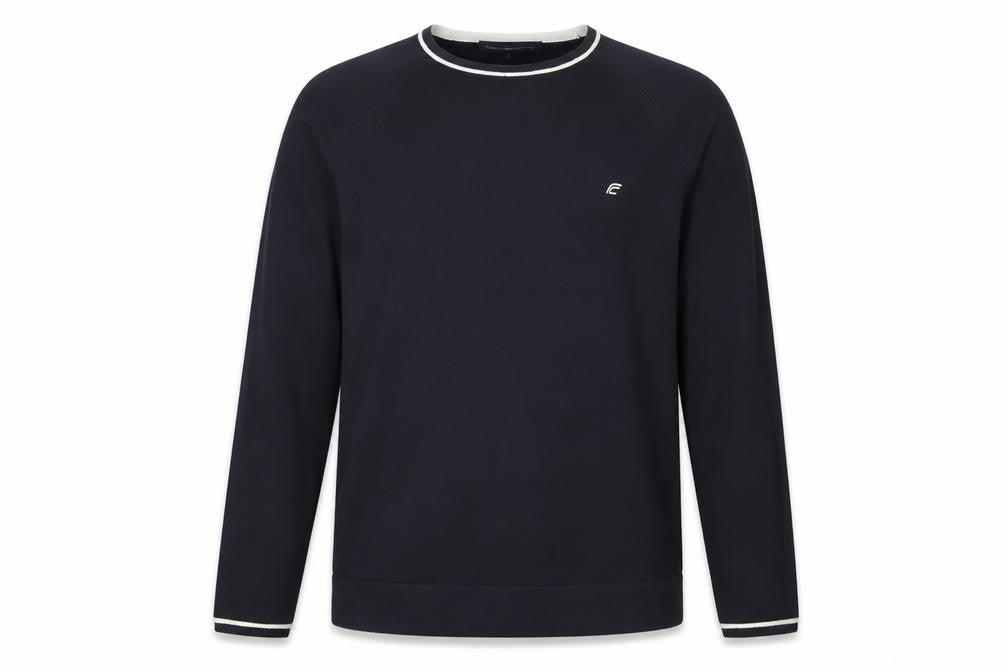Front view of French Connection Men's Black XL jumper