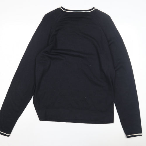 French Connection Men's Black XL Pullover Jumper